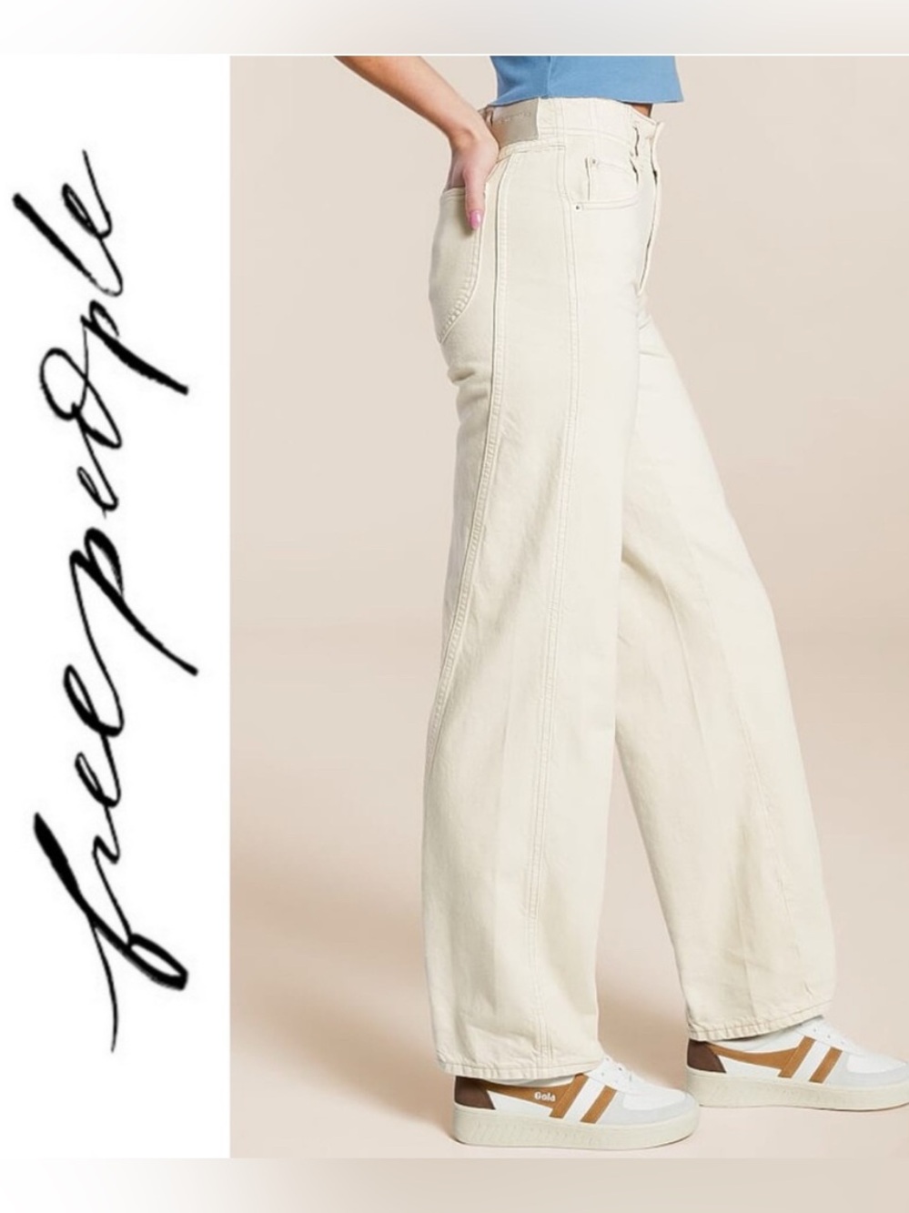 NWT FREE PEOPLE Aster Straight Jean 26
